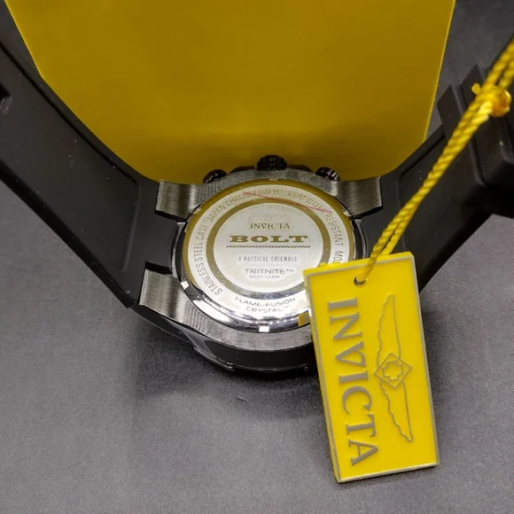 FIRM PRICE-New Invicta Bolt Cable Chronograph Men's Watch.